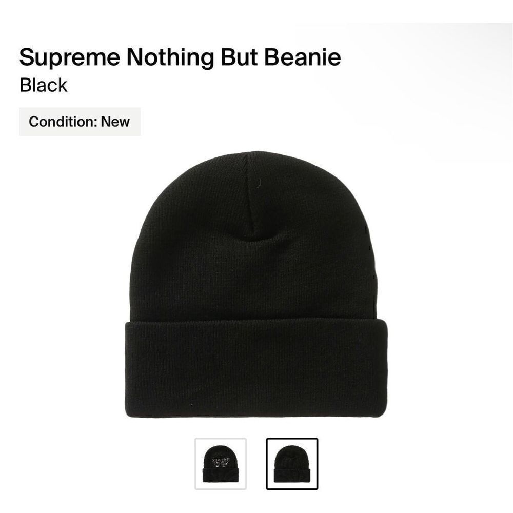 Supreme Nothing But Beanie “Black” - Picture 2 of 4